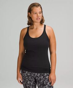 Ebb to Street Tank Top | Women's Sleeveless & Tank Tops | lululemon Ebb To Street Tank, Yoga Tank, C Cup, Yoga Tank Tops, Top Light, Shelf Bra, Black Tank, Yoga Women, Sleeveless Tank Top