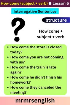 an interactive lesson for students to learn english