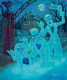 a painting of two people dressed up as the mad hatter and scarecrows