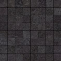 an image of a black tile pattern that looks like it is made out of concrete