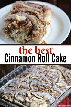 the best cinnamon roll cake recipe