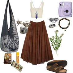 Indie Hippie Outfits, Boho Thrift, Mode Hippie, Estilo Indie, Thrifted Outfits, Swaggy Outfits