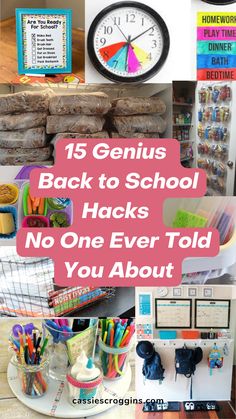 the back to school hacks are great for kids