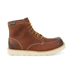 These rugged yet stylish boots blend form and function for busy days outdoors and in. The moc-toe construction and lace-up closure provide classic looks while allowing personalized comfort. Designed with durable leather uppers that develop a rich patina with wear, these boots stand up to whatever your adventures bring while photographs perfectly for Instagram. A sure addition to elevate casual outfits in crisp photos, these boots offer quality craftsmanship to keep pace with your active lifestyle. Brown Moc Toe Lace-up Boots With Leather Footbed, Brown Desert Boots With Reinforced Toe And Moc Toe, Brown Desert Boots With Reinforced Moc Toe, Rugged Desert Boots With Moc Toe And Leather Footbed, Brown Moc Toe Desert Boots For Outdoor Work, Goodyear Welt Moc Toe Lace-up Boots For Outdoor Work, Moc Toe Hiking Boots, Rustic Boots With Moc Toe And Goodyear Welt Construction, Rugged Chukka Boots With Vibram Sole And Moc Toe