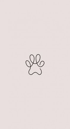 a dog's paw is shown in black on a light gray background with the words,