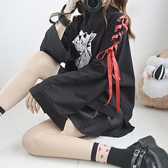 New Harajuku Strange Tie Sweatshirt sold by Harajuku fashion on Storenvy