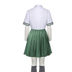 Specification Type: Suzume no Tojimari Suzume Iwato Cosplay Costume Source: Makoto Shinkai's Suzume no Tojimari Character: Suzume Iwato Fabric: Polyester Including: Shirt, Skirt, Socks Inventory: Made To Order Item, The Processing time is about 15-20 days. Occasion: Role-playing, Stage, Performance,Comic-con, Halloween, Costume Party and more. WASHING NOTICE: Hand wash in cold water recommend. Squeeze out excess water, then dry naturally. For leather, we do not recommend cleaning Size Chart Note White Anime Print Cosplay Costume, White Anime Costume For School, White Anime Style School Costume, White Anime School Costume, White School Halloween Costumes, White Halloween School Costumes, Anime Print Cosplay Costume For School Events, White Harajuku School Costume, Anime Style Green Cosplay Costume