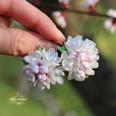 Lilac Flowers Earrings Realistic White Floral Jewelry, - Etsy Ukraine Handmade Blossom Flower Earrings, Handmade Blossom Color Elegant Flower Earrings, Handmade Elegant Blossom Flower Earrings, Delicate White Spring Earrings, Spring White Handmade Flower Earrings, Handmade White Flower Earrings For Spring, Lavender Flower Earrings For Wedding, White Handmade Flower Earrings For Spring, White Flower Decoration Feminine Earrings