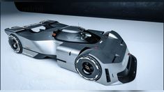 a futuristic car is shown in this image