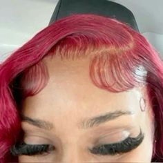 Pretty Hair Color, Red Wigs, Front Lace Wigs Human Hair, Hair Game