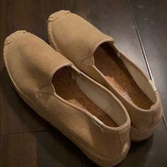 New. Never Worn. Soludos Espadrilles In A Taupe Beige Color. Perforated Suede Upper. 2 Inches Tall. Soludos Espadrilles, Espadrille Shoes, Beige Color, Espadrilles, Women Shoes, Women Shopping, Color