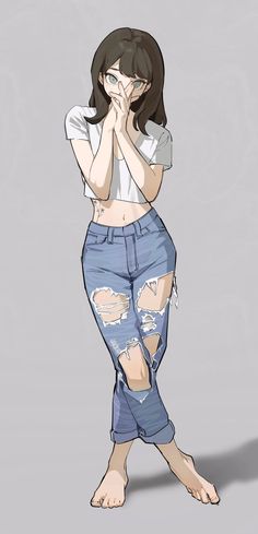 Outfit Ideas Art Reference, Character Outfit Ideas, Outfit Ideas Art, 영감을 주는 캐릭터, Female Character Design, Digital Art Girl, Anime Poses Reference, Drawing Poses, Art Inspiration Drawing