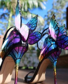 Dresses With Butterflies, Stylish Heels, Hype Shoes, Aesthetic Shoes, Sophia Webster, Imagine Dragons