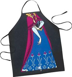 an apron with a princess image on it