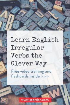 the words learn english irregular, irregular and clever ways to use them in your classroom