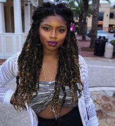 Natural Hair Styles Black Women, Black Girls Natural Hair, Twists Crochet Braids, Black Hair Afro, Twists Crochet, Twists Hairstyles, Hair Styles Black Women, Hair Styles Black, Makeup Light