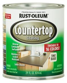 rustoleum countertop coating, available in two different colors and finish options for kitchen cabinets