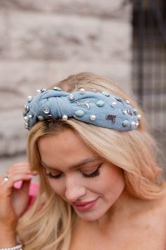 Details Denim and Boots Headband Cute knotted design with accents Pair this headband with a dress and boots! Approximate circumference 17" Material and Care Man made materials Materials may have natural variations Colors may vary from different viewing devices Denim And Boots, Dress And Boots, Heel Slippers, Fashion Group, Wedge Sneakers, Denim Details, Sneaker Heels, Night Looks, Plus Size Swimwear