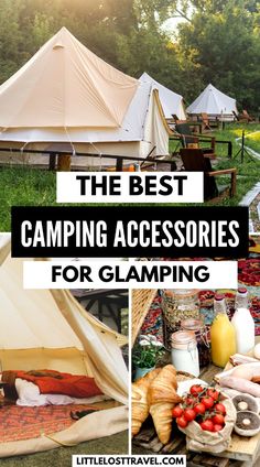 the best camping accessories for glamping