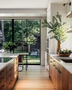 the kitchen is clean and ready for us to use in the day or night time