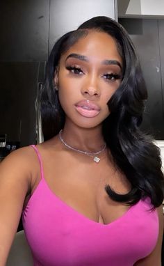 @ad0reamiya Black Hair Inspiration, Professional Headshots Women, Nicki Minaj Barbie, Headshots Women, Professional Headshots, All Hairstyles, Makeup On Fleek, Pretty Faces, Hair Laid