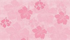 a pink background with flowers on it