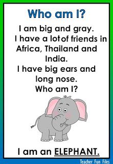 an elephant with the words who am i?