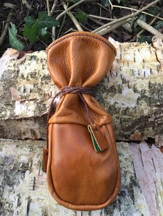 Handmade Leather Coffee or Possibles Bag Chukka Boots