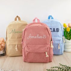 🙌Welcome to our store! We're excited to offer you our fantastic custom embroidered children's backpacks. These backpacks are perfect for school, trips, or everyday use. Here's why you and your child will love them: ✨Personalized Embroidery: Make your child feel special with a backpack that has their name, favorite pattern, or a unique design stitched on it. ✨Durable Material: Made from strong, water-resistant fabric to handle all the adventures your child embarks on. ✨Spacious Design: Plenty of Cheap Embroidered Backpack For Back To School, Affordable Embroidered Backpack For Back To School, Personalized Everyday Backpack, Customizable Backpack Bag For Gifts, Personalized Backpack As Gift, Customizable Standard Backpack For Back To School, Customizable Standard Backpack For Travel, Casual Personalized Standard Backpack, Personalized Backpack For Back To School