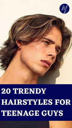 Boys Haircuts Long Hair, Young Mens Hairstyles, Hairstyles For Teenage Guys, Teen Haircuts, Young Men Haircuts, Growing Out Hair, Cool Boys Haircuts