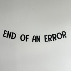 Prepare to be delighted, this End of an Error divorce themed banner is the perfect addition to your party decor!  --- DETAILS --- > Made with card stock paper. > Each letters is 5" tall and most letters are approximately 2.5" wide. > All banners are pre-strung on a thin cotton string. > All letters are not attached to the string so they can slide to adjust the size/look of the banner. > For my shop homepage click here: Foreverohsocraftyco.etsy.com Divorced Af Party, Divorce Party Ideas Woman, Lets Party Quotes, Divorce Celebration Ideas, Divorce Photos, Divorce Party Ideas, Divorce Photoshoot, Divorce Parties, Divorce Party Decorations