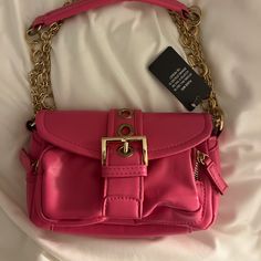 Never Used Anthropologie Purse, Chanel Coco Handle, Cinch Bag, Sequin Bag, Monogram Handbag, Croc Leather, Y2k Pink, Pink Purse, Kate Spade Purse