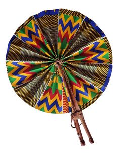 PRICES MAY VARY. African Kente Print Beautiful Hand-Craft Piece - Elegant Design Great for gift, wall decoration or any special occasions Leather handle Open/Unfolded Width: 11" (Inches) Kofina African Kente Print Folding Handheld Hand Fan Hand-Crafted  Leather handle African Print Fabric Fashionable Fan Beautiful Hand-Craft Piece - Elegant Design Folding Fan which is convenient to carry around for keeping cool Great for gift, wall decoration or any special occasions Leather strings on handle to keep fan in flare or closed Color - Multi-Color (includes Blue, Green, Black, Orange, Crimson-red) Leather strings on handle to keep fan in flare or closed Closed Size: 9" X 2" X 0.75" (inches) Open/Unfolded Width: 11" (inches) Kente Print, Folding Fans, Fan Hand, Folding Fan, Hand Craft, Crimson Red, African Print Fabric, Handcrafted Leather, African Fabric