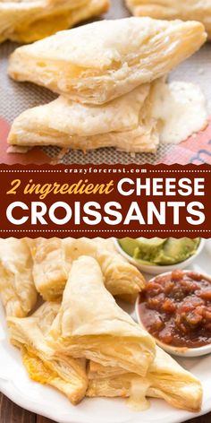 Quick, cheesy, and oh-so-easy! These 2 Ingredient Cheese Croissants are a perfect choice for easy New Year appetizers. With just pastry sheets and string cheese of any flavor, you can whip up these bite-sized delights in just 5 minutes! New Year Appetizers, New Years Appetizers, 2 Ingredient Recipes, 30 Minute Meals Easy, Snack Lunch, Easy Cheese, String Cheese, Dessert Cake Recipes