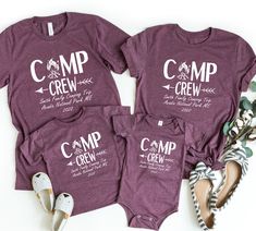 Custom Camp Crew Shirt, Personalized Camping Shirt for Family, Family Camp Squad Shirt,family Matching T-shirts,camper Tee, Custom Camp Gift - Etsy Cotton Short Sleeve Tops For Family Outings, Custom Print Short Sleeve Tops For Camping, Summer Short Sleeve Tops For Family Gatherings, Summer Tops For Family Gatherings With Short Sleeves, Summer Tops With Short Sleeves For Family Gatherings, White Family Matching T-shirt For Camping, Family Matching White T-shirt For Camping, Family Matching Outdoor T-shirt With Letter Print, Family Matching Outdoor Letter Print T-shirt