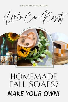 Who can resist the colors and scents of homemade fall soaps? Not me! Why not make your own with these five fantastic DIY fall soap recipes? Soap Recipes Without Lye, Fall Soap Ideas, Homemade Fall Candles, Melt And Pour Soap Recipes, Cinnamon Soap, Pumpkin Spice Soap, Fall Gift Baskets