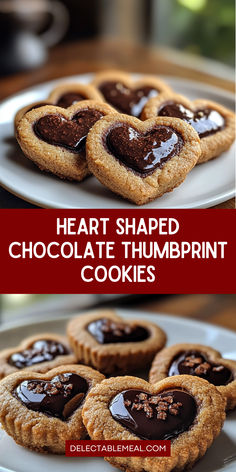 Impress everyone with these Heart Shaped Chocolate Thumbprint Cookies, a delightful treat for all chocolate enthusiasts. Get ready to satisfy your sweet tooth in style! #ChocolateObsessed #CookieArt #SweetIndulgence #BakingFun