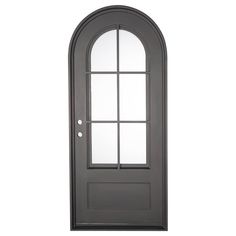 Air 8 Thermally Broken - Single Full Arch | Special Order | PINKYS Rustic 12��” Wide Doors Metal With Arched Opening, Iron Front Door Single With Screen, Arched Single Front Door, Modern Tudor, Arch Door, Simple Interest, Spanish Modern, Villa Maria, Door Sweep