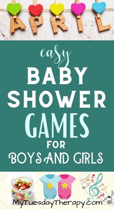 baby shower games for boys and girls