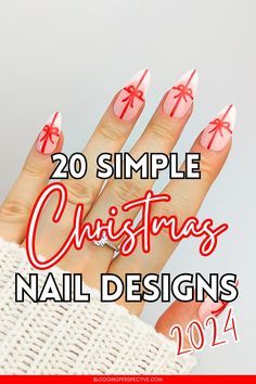 Easy Christmas Nail Designs, Christmas Nail Designs Easy