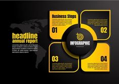 the info graphic is designed to be used as a business template for presentations or presentation