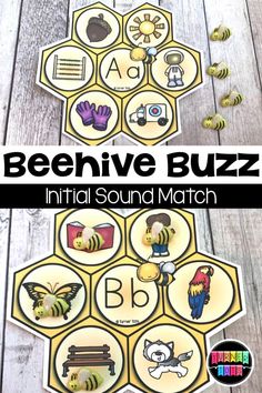 the beehive buzz initial sound match game