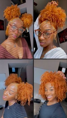 Ginger Dyed Hair, Ginger Hair Colour, Best Hairstyles For Women, Cute Hair Colors, Colourful Hair, Short Locs Hairstyles, Ginger Hair Color