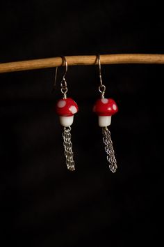 Amanita Earrings/Mushroom Earrings/Fly Agaric earrings/Amanita Muscaria Earrings/Amanita Jewelry/Mushroom Jewelry/Mycelium Jewelry/Dainty Jewelry Mushroom, Earrings Mushroom, Amanita Muscaria, Fly Agaric, Mushroom Jewelry, Mushroom Earrings, Jewelry Dainty, Nature Inspired Jewelry, Inspired Jewelry