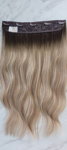 Clip-In Extension rooted #16 Platinum (Signatura line) Silk Straight Hair in a rooted platinum blonde and ashy low-lights! - Single piece clip-ins are 11" wide. - 7 pieces clip-ins pack includes: 2 pcs 1" wide 2 pcs 3" wide 2 pcs 6" wide 1 pc 7" wide 100g of natural hair per set! Keratin Extensions, Long Hair Extensions, Clip In Extensions, Platinum Blonde, Single Piece, Low Lights, Clip Ins, Hair Extensions, Straight Hairstyles