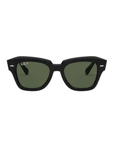 Category 3 - General purpose sunglasses ? high protection against sunglare, good UV protection, not suitable for driving at twilight, at night or under dull light Ray Ban State Street, Ray Ban Logo, Black Sunglasses Square, Neutral Heels, Capsule Wardrobe Essentials, Clubmaster Sunglasses, Protection Crystals, State Street, Black Sunglasses