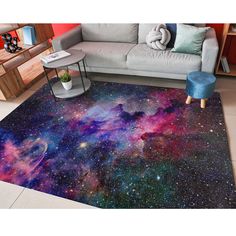 PRICES MAY VARY. Size: 5' x 7'/80 x 58 inch Material: made of polyester, sponge, non-woven fabric which are soft touch, wear-resistant, which is not easy to move and safer Occassion: suitable for any room, such as bedroom, college dorm, living room, dining room, kitchen, office hallway, entryway Design: Beautiful color and soft touch feeling, this rug makes any home complete with style and elegance Decorate your home with our rug, adding more style to your home decor Area Rug

Material : made of Nebula Space, Galaxy Nebula, Dorm Living Room, Hallway Office, Universe Galaxy, Entry Way Design, Kitchen Hallway, Rug Material, Modern Home