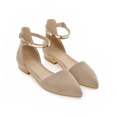 Features: Pointed Toe, Ankle StrapHeel Height: 2 cmPlatform Height: - cmColor: Beige, Black, FuchsiaSize: US 3, 4, 5, 6, 7, 8, 9, 10, 11, 12, 13, 14, 15, 16(All Measurement In Cm And Please Note 1cm=0.39inch) Note:Use Size Us 5 As Measurement Standard, Error:0.5cm.(When Plus/Minus A Size,The Round And Shaft Height Will Plus/Minus 0.5CM Accordingly.Error:0.5cm) Note: The size you choose is US Size and 1CM=0.39inch. Size Guide: US 3=EU34=22CM,US 4=EU35=22.5CM,US 5=EU36=23CM, US 6=EU37=23.5CM,US 7= Ankle Strap Sandals Flat, Rough Heels, Strap Flats, Shoe Wardrobe, Ankle Strap Flats, Flats Sandals, Low Heel Shoes, Casual Flat Shoes, Pointed Heels