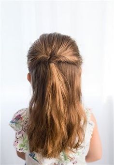 Easy Hairstyles For Kids To Do Them Self, Kids Hairstyles Half Up Half Down, Simple Hairstyles For Girls Kids, Girls Half Up Half Down Hairstyles Kids, Half Up Toddler Hairstyles, Half Up Hairstyles For Kids, Half Up Girls Hairstyles, Half Up Kids Hairstyles, Cute And Easy Hairstyles For Kids