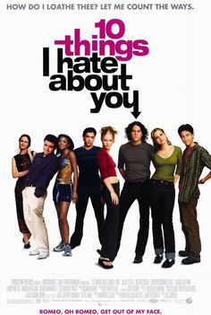 the movie poster for 10 things i hate about you